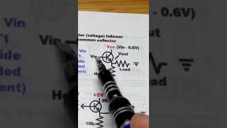 3rd NPN BJT Emitter Follower LED Load Trimpot 5V diy transistor howto [upl. by Mccoy]