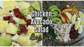 CHICKEN AVOCADO SALAD RECIPE [upl. by Slade]