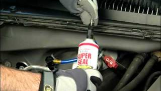 How to Repair a Vehicle AC Leak with R134a Super Seal [upl. by Lewison]