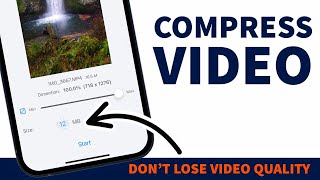 How to Compress Videos Without Losing Quality on iPhone I How to Reduce Video File Size in iPhone [upl. by Gloriane703]