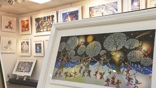 100歳になる今も精力的に制作を続けている影絵作家・藤城清治さんの版画展 テーマは「生きるよろこび」【岡山】 [upl. by Iarahs]