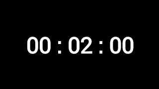 2 minutes timer Two minutes timer 2 minutes countdown timer countdown 1hour 60minutes time [upl. by Ddahc]