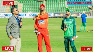 Pak vs Zim Live Match  Pakistan vs Zimbabwe Live Match Today  Live Score Update [upl. by Ahsekyt]