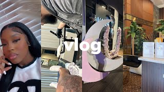 VLOG GETTING A THIGH TATTOO  RELAXING SPA DAY  WORK FROM HOME  COSMETICS LAUNCH amp more [upl. by Avera555]