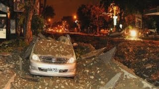 Taiwan gas explosion kills 24 injures 271 [upl. by Arabrab215]