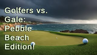 Chaos on the Course Pebble Beach ProAms Wild Weather Woes [upl. by Jarrow]