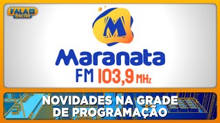 Novidades na grade de programação da Rádio Maranata FM do RecifePE [upl. by Erdah]