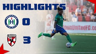 Hartford Athletic 03 Loudoun United FC  Match Highlights [upl. by Nnaeirb]