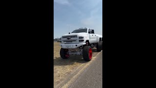 The biggest 6x6 out there Chevy mounted on 30quot Amani OffRoad Wheels [upl. by Haidebej]