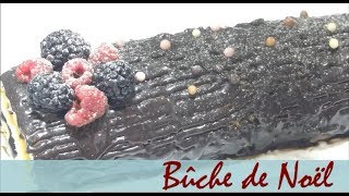 EASY YULE LOG CAKE  Bûche de Noël Recipe [upl. by Morrell]