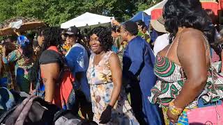 Fanti Association of Chicago  GhanaFest  Affiliate Parade  Afro Base [upl. by Nalla]