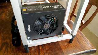 Future Ethereum Mining Rig 10 PSU and MB Supports [upl. by Eedeed]