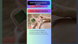 Fetal Doppler Monitor image based Question🙋ytshorts [upl. by Canty]