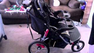 baby trend navigator double jogging stroller review [upl. by Zel]