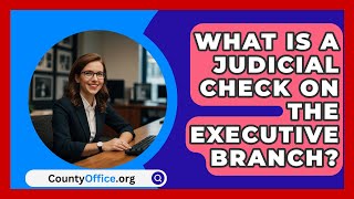 What Is A Judicial Check On The Executive Branch  CountyOfficeorg [upl. by Etteniotna]