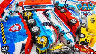 Paw Patrol toys unboxing ASMR  PAW Patroller Rescue amp Transport Vehicle  Chase Rubble Marshall [upl. by Buderus]