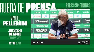 🚨 DIRECTO  Rueda de prensa de Manuel Pellegrini previa al RealBetisCelta ⚽💚 [upl. by Mordy]