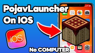 How to Install PojavLauncher on iOS  Play Minecraft on your iPhone NO COMPUTER [upl. by Tu798]