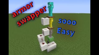 Rotatable Armor Swapper Minecraft Tutorial  Java amp Bedrock  MCPE [upl. by Azerila]