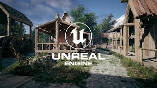 Skyrim in Unreal Engine 5 Riverwood 4K 60fps NextGen [upl. by Adliwa]