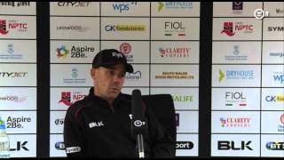 Ospreys TV Munster home postmatch press [upl. by Leksehc]