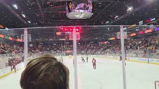 Arizona Coyotes Goal Horn LIVE 90s Night [upl. by Ahsilef]