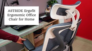 ASTRIDE Ergofit Ergonomic Office Chair for Home Review  ASTRIDE Office Chair Review  Office Chair [upl. by Isyed943]