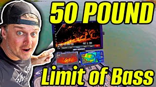 Worlds BIGGEST Fish Finder  50 Pound Limit of Bass [upl. by Esyle]