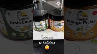 Unboxing Online Pickle  Achar ♥️ onlineshopping unboxingvideo farmdidi mangopickle murabba [upl. by Ardiedak130]