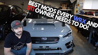 First 5 Mods Every WRX or STI Owner Should Do [upl. by Arondel]