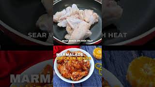 Marmalade Chicken Recipe Shorts  Orange Marmalade Chicken Wings [upl. by Lyford]