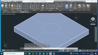 How to use Presspull Command in 3D Autocad Model [upl. by Aohk544]