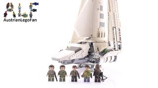 Lego Star Wars 75094 Imperial Shuttle Tydirium  Lego Speed Build Review [upl. by Gernhard951]