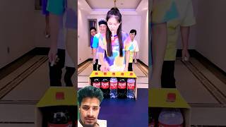 Funny Coke and water challenge🥰Who is winshorts funny family challenge viral [upl. by Eanerb505]