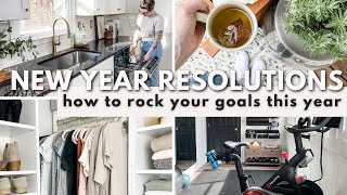 HOW TO STICK WITH YOUR NEW YEAR RESOLUTIONS  4 Tips For Making A Plan To Reach Your Goals This Year [upl. by Atikram]