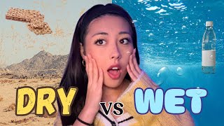 ASMR Wet Mouth Sounds vs Dry Mouth Sounds ⚡Spit Painting Coconut Rain Invisible Slime etc [upl. by Anazus]