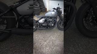 Triumph Race Bobber Zard Exhaust With XPipe Sound by Classicbike raisch triumphbikes zardexhaust [upl. by Mossberg]