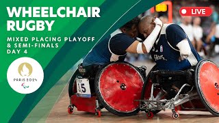 Wheelchair Rugby  CAN vs DEN Mixed Placing Playoff amp Semifinals  Day 4  Paris 2024 Paralympics [upl. by Roselyn278]