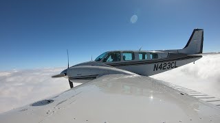 FLYING IFR INSTRUMENT APPROACH WITH AUTOPILOT TO MINIMUMS [upl. by Eniloj]