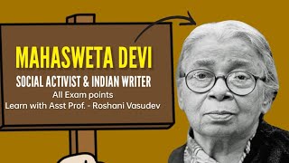 Mahasweta Devi  Bengali Fiction Writer amp Sociopolitical Activist  LiteratureLovers [upl. by Issirk]