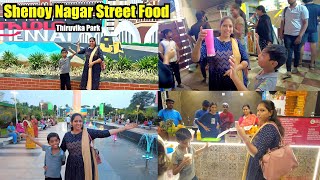 Shenoy Nagar Street Food  Thiruvika Park  Unlimited Rose Milk  Tamil Vlog  Akila Kannan Vlogs [upl. by Prudie857]