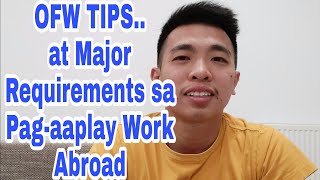 OFW TIPSat Major Requirements sa Pag aaplay work ABROAD [upl. by Nayb290]