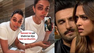 Deepika Padukone Crying while exposing Ranveer Singh After Koffee with Karan Divorce News [upl. by Aicen]