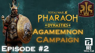 Total War Pharaoh Dynasties  Agamemnon  Mycenae Campaign Ep2 [upl. by Laris]