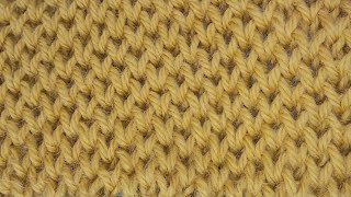 Continental knitting Honeycomb stitch knitting pattern [upl. by Anipsed]