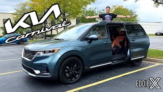 2022 Kia Carnival SXPrestige Review [upl. by Kurth]