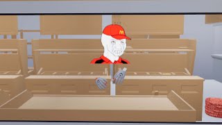 DGENVR  Crypto VR Project  Wrektdonalds Burger Flipping WIP [upl. by Katzman]