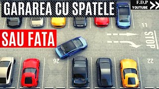 PARCARI Ep 3 CUM SĂ PARCHEZI CU SPATELE ȘI FAȚA ÎNTRE DOUĂ MAȘINI PARCARE CENTRU COMERCIAL [upl. by Tavi630]