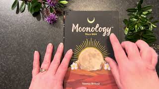 2024 Moonology diary by Yasmin Bolard flip through flipthrough [upl. by Wilda]