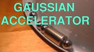 Gaussian Gun Magnetic Accelerator [upl. by Wildee]